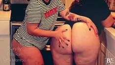 Play She rubs a dildo in her ass all the time
