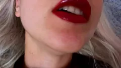 Play New Sex Toy Orgasm: Pink Pussy Gets Wet in Stockings & Skirt