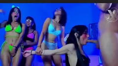 Jouer Latina Orgy: Reunion Wild Deepthroat di Amateur Brunette